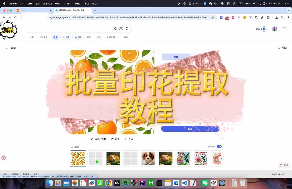 批量印花提取工具
